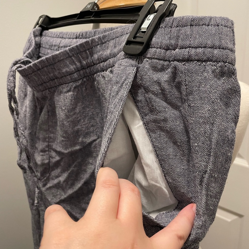 Wide Leg Linen Pants